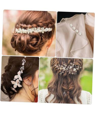 LALAFINA 150 Sets Rivets Claw Imitation Nail Clasps DIY of Buttons Accessories Head-Dress Materials Round 1.2 White - Buy Online on GoSupps.com