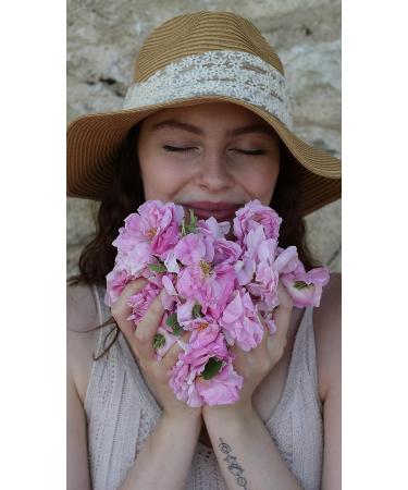 Rosense Glass Bottle Rosewater Hydrating Facial Toner 6.8 Oz - Refreshing Rose Water Face Mist - Buy Online on GoSupps.com