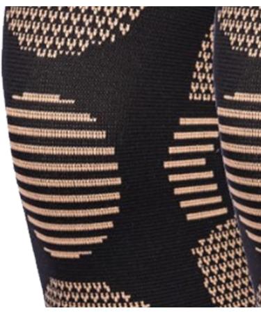 Elastic Knitted Knee Brace Sleeve - Breathable Support for Cycling Volleyball & Dancing | Unisex Knee Pads for Men Women & Kids - L Letter Printed Type - Buy Online on GoSupps.com