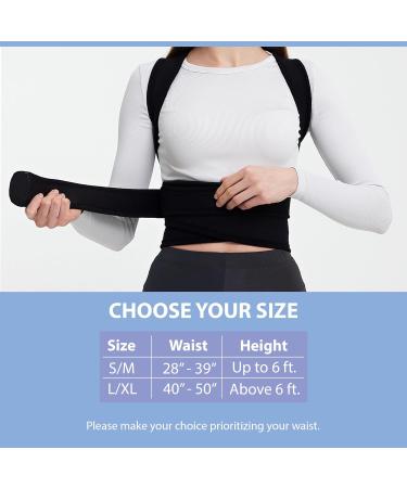 Posture Corrector for Men & Women | Adjustable Back Brace for Upper & Lower Back Pain Relief (S/M - Buy Online on GoSupps.com