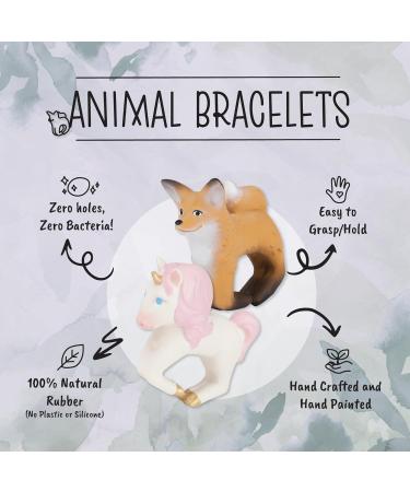 Oli & Carol Nelly The Elephant Natural Rubber Teething Toy - 9 cm | Eco-Friendly Baby Toy for Teething Relief - Buy Online on GoSupps.com