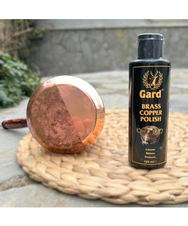Premium Copper & Brass Cleaner | Aluminum Polish & Chrome Shine - 4.2oz (125ml) for Pots Pans & More - Buy Online on GoSupps.com