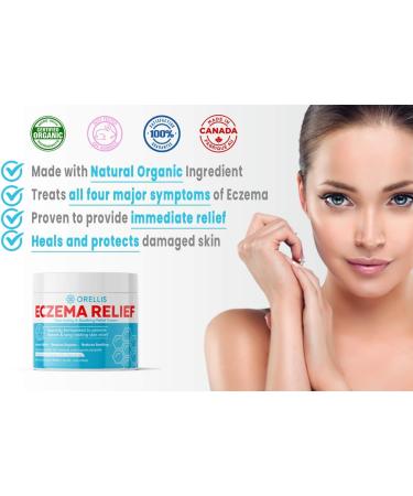Orellis Organic Calendula & Propolis Eczema Cream for Instant Relief - Fragrance-Free, Dermatitis & Eczema Treatment for Kids & Adults - Buy Online on GoSupps.com