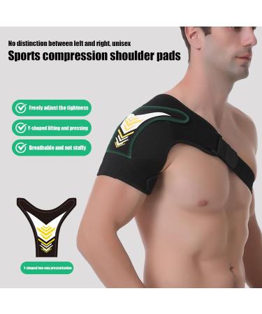 Shoulder Stability Brace Shoulder Support Brace Arm Stability Brace Breathable Shoulder Brace Upper Arm Support Brace Shoulder Strap Pad Shoulder Brace For Lifting Weights Yellow - Buy Online on GoSupps.com