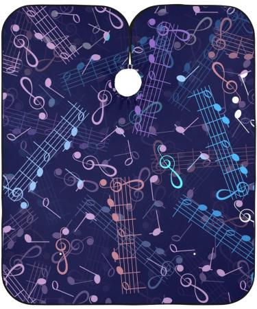 Waterproof Barber Cape - Musical Blue Cheetah Haircut Bib for Men & Women | Unisex Hair Cutting Cape - Shop Internationally - Buy Online on GoSupps.com