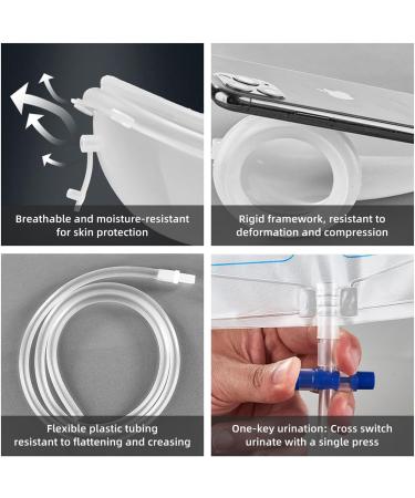 Portable Urinal for Men - Silicone Urinary Drainage System with Collection Bags for Elderly | Skin-Friendly & Odorless | Includes Roomy Pants - Buy Online on GoSupps.com