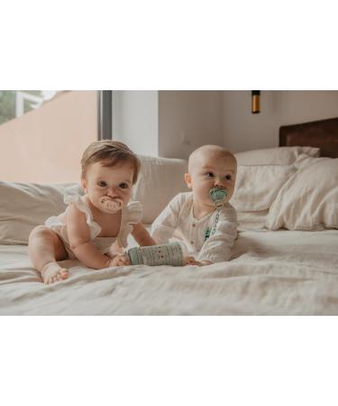 Suavinex Bonhomia Flat Owl Green Silicone Pacifier for 0-6 Months | International Shipping Available - Buy Online on GoSupps.com
