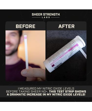 Sheer Strength Nitric Oxide Supplement for Men - Vascularity & Energy Booster - Muscle Growth & Pumps - 7 Day Supply - Buy Online on GoSupps.com