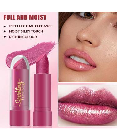 Rouge L vres Paillet - Colorant Labial Nomade Brillant L vres R sistant l'Eau Lot de 6 Rouges L vres Hydratants Tenue Longue Pour Femmes et Filles - Buy Online on GoSupps.com