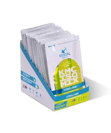 Kendal Mint Co. KMC ISO MIX: Isotonic electrolyte and energy drink powder Refreshing Citrus & Mint by Kendal Mint Co (Citrus & Mint 12 x 37 g)