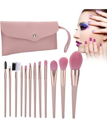 Verdant Touch 12 Pcs Makeup Brush Set for Blusher Foundation Concealer with Storage Bag - Buy Online on GoSupps.com