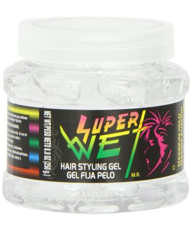 Super Wet Plus Transparent Hair Gel - Transparente Pelo 8.8 Oz