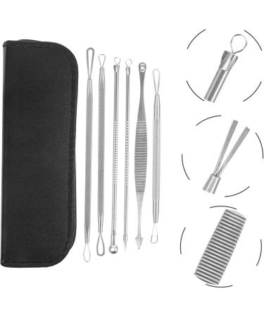 WOONEKY 1 Set Blackhead Removal Tool Specialty Tools Pimple Tool Pimple Remover Stainless Steel Silver - Buy Online on GoSupps.com