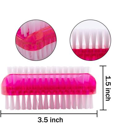 BQTQ 8-Piece Double-Sided Nail Brush Set - Plastic Hand Washing & Cleaning Brushes for Perfect Nail & Hand Care - Buy Online on GoSupps.com