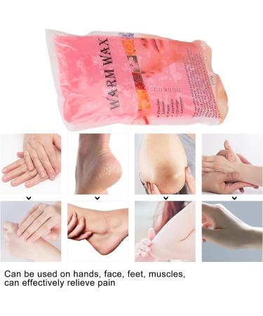 Paraffin Wax 450g Deeply Moisturising Paraffin Wax Beads Blocks for Hands Feet Dry Skin Stiff Muscles Pain Relieving(Rose) - Buy Online on GoSupps.com