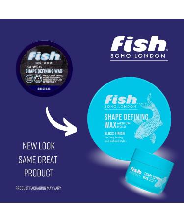 FISH Original Hair Wax 100ml - Shape Defining Fish Fingers | BA-FISOR4904A - Buy Online on GoSupps.com