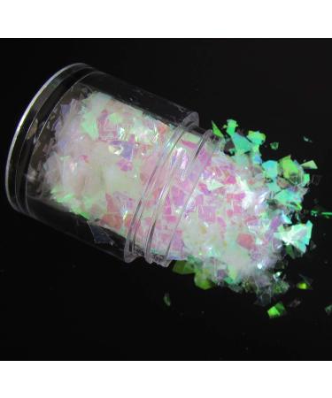 12 Colors Iridescent Chunky Glitter Flakes Kit - Mermaid Irregular | Resin Epoxy Art Craft Glitters for Festival, Nail, Body & Cosmetic Decoration - Buy Online on GoSupps.com