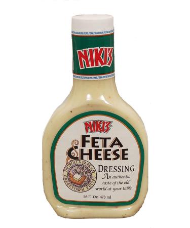 Niki's feta cheese dressing, 16-fl. oz. plastic bottle (pack of 1)