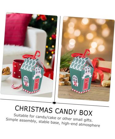 ifundom 10pcs Nougat Box Containers for Food Cookies Party Favors Paper Candy Bags Ornament Biscuit 19.5x9.5x7cm Green - Buy Online on GoSupps.com