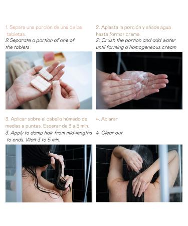 Valquer Laboratorios Solid Hair Mask with Vegetable Oil | 93% Natural Ingredients | Nourish & Moisturize Hair - 50g - Buy Online on GoSupps.com