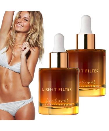 30 ML Pour un bronzage corporel personnalis Am liorer votre teint naturel Am liorez Votre Teint Naturel pour un V ritable clat Ensoleill et une Intensit de Bronzage Unique (2PCS)