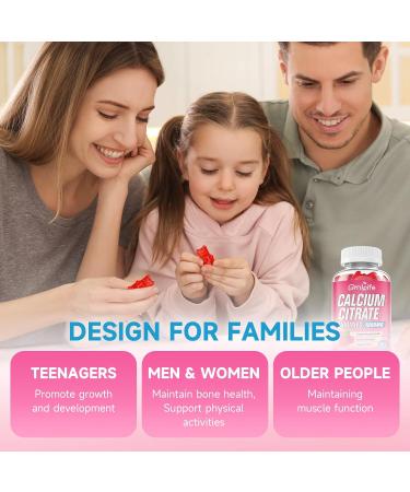 2 Pack Calcium Citrate Gummies Sugar Free Calcium Citrate 1000mg for Muscle Healthy Absorption Calcium Supplements for Adults & Kids Raspberry 120 Count 120 Count (Pack of 1) - Buy Online on GoSupps.com