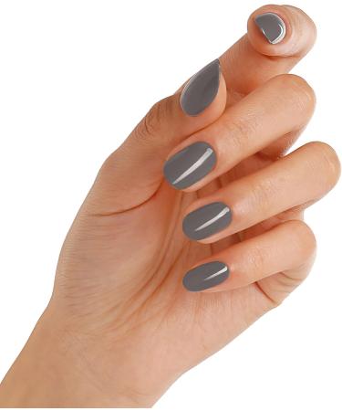 BLUESKY Gel Nail Polish Dark Grey Mini A086 Ash Long Lasting Chip Resistant 5 ml Requires Drying Under UV LED Lamp - Buy Online on GoSupps.com