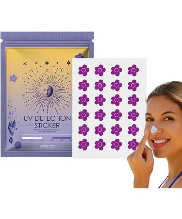 UV Detection Patches | Sunscreen Reminder Stickers | Sunblock Sticker Sunscreen Reminder Stickers Sun UV Sticker Know When to Re-Apply Sunscreen flowers - Buy Online on GoSupps.com