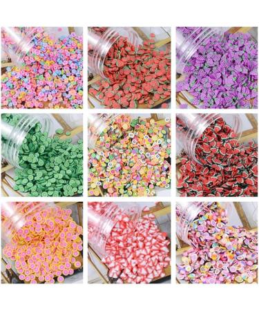 RT 65g Colorful Fruits Heart Polymer Slices Hot Clay Fake Sprinkles for Slime Filler DIY Nail Art Decoration Tiny Klei Accessories Y420 (Color : Limes) - Buy Online on GoSupps.com