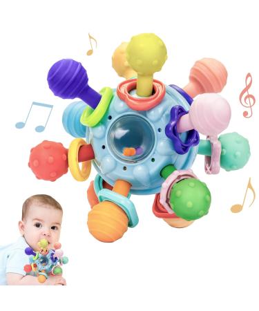 Accevo bite ring baby baby toy from 3 months soft silicone tooth aid baby toys from 6 months bite ring baby for bite tube baby gripping baby gift baby toys 6 months. - Buy Online on GoSupps.com