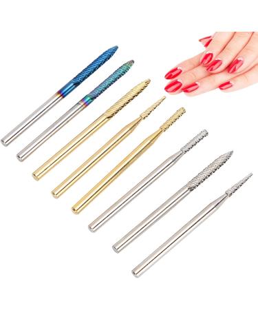 Manicure Nail Drill Bits Set Nail Polishing Head Tungsten Alloy Grinding Head for Polishing with Complete Functions Gel Removal Dead Skin Exfoliation for Home and Salon Use - Buy Online on GoSupps.com