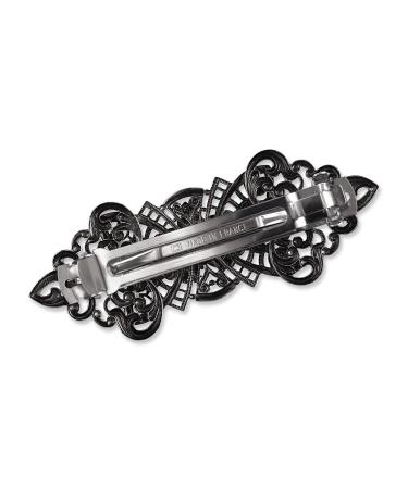 Rivelle Ladies Traditional Hair Clip Julia 8cm - Vintage Silver Metal Wedding Hair Accessory - Buy Online on GoSupps.com