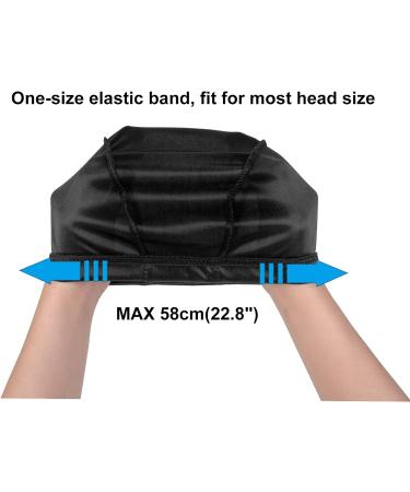 3PCS Silky Wave Caps for Men - Good Compression Caps for Wavers - Blakc - Buy Online on GoSupps.com