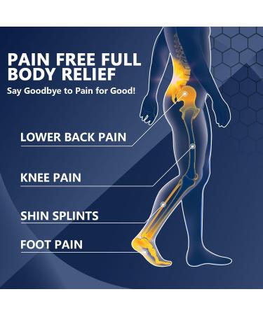 Yoosolle Arch Support Insoles for Men & Women - Orthotic Shock Absorbing Plantar Fasciitis Insoles for All-Day Comfort & Pain Relief - XL Blue - Buy Online on GoSupps.com