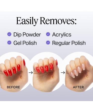 Nailboo 100% Acetone Nail Polish Remover & Soak Bowl - Gel Polish & Dip Powder Remover Salon Quality 16 Fl Oz - Fast International Shipping - Buy Online on GoSupps.com