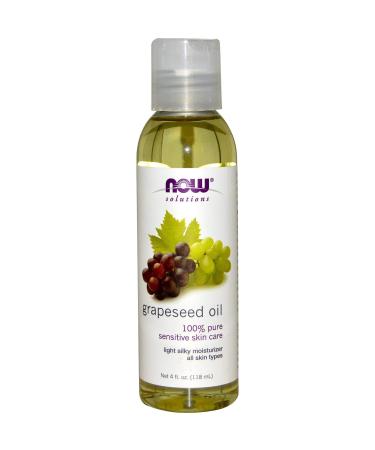 Now Foods Solutions Grapeseed Oil 4 fl oz (118 ml)