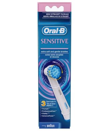 3PKs - Oral-B Sensitive (3 Extra-Soft Brush heads)