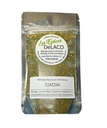 TZATZIKI 110g M ... m langes d' pices herbes aromates condiments piments pour viandes poissons l gumes marinades salades barbecue - Les EPICES DeLACO