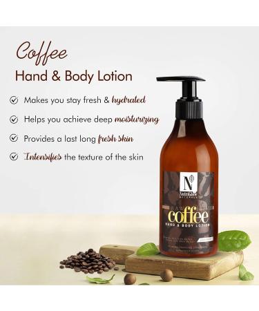 Nutriglow NATURAL'S Raw Irish Coffee Hand and Body Lotion With Honey & Shea Butter For Instant Skin Smoothing Skin Purifying No Sulphate & Silicones 10.14 Oz - Buy Online on GoSupps.com