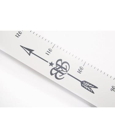 Roba Yardstick Rock Star Baby - 150 cm Growth Chart for Kids - White/Anthracite - Perfect Children's Room Decoration - Buy Online on GoSupps.com