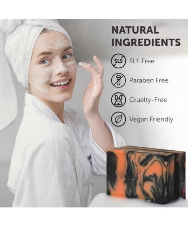 VALITIC Charcoal Kojic Acid Turmeric Black Soap Bar - Dark Spot Remover for Face & Body - 2 Pack | International Shipping - Buy Online on GoSupps.com