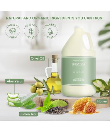 Terra Pure Green Tea Hotel Conditioner - 1 Gallon Refill for Hospitality & Vacation Rentals - Buy Online on GoSupps.com