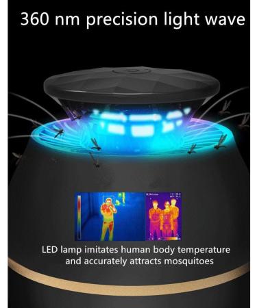 Mosquito Killer LED365 Nanometer Light Trap Mosquito Killer Low Noise Inhalation Indoor Mosquito Killer No Radiation Maternal and Child Available Physical Mosquito Killer USB Interface H22cm 15cm White - Buy Online on GoSupps.com