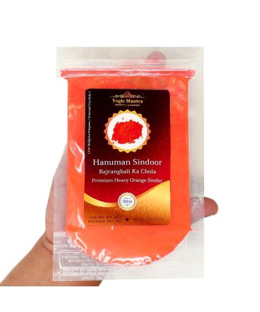 Yogic Mantra Hanuman Sindoor Powder (100g Orange Sindur Tilak) Bajrangbali Hanuman Ji Ka Chola Ceremonial Mark for Home Puja  Havan Yagya  and Pooja Religious Ceremony - Buy Online on GoSupps.com