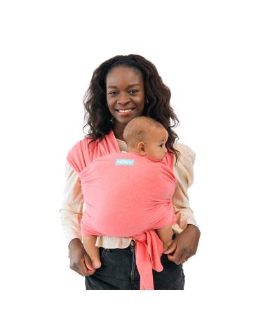 Moby Wrap Baby Carrier | Element | Baby Wrap Carrier for Newborns & Infants | #1 Baby Wrap | Baby Gift | Keeps Baby Safe & Secure | Adjustable for All Body Types | Perfect for Mom & Dad | Watermelon