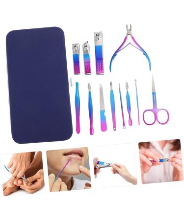 FRCOLOR 1 Set Nail set Metal Manicure Kit Eyebrow Remover Nail Scissors Grooming Kit Manicure Grooming Tool Pedicure Care Tools Stainless steel travel nail polish dead skin pliers - Buy Online on GoSupps.com