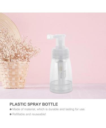 Mobestech Portable Powder Spray Bottle - Transparent PE Talcum Powder Bottle with Random Nozzle Color - Buy Online on GoSupps.com