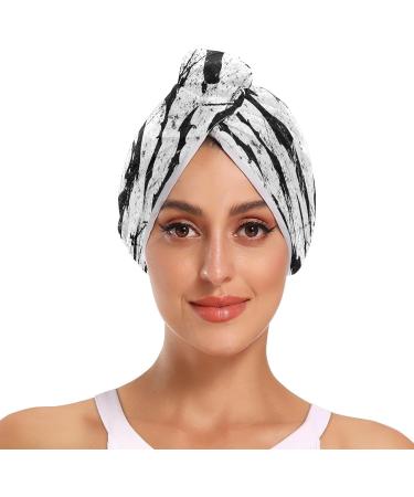 Bat Pattern Dry Hair Cap | Quick Drying Towel Set & Button Headband - Super Absorbent & Soft Comfort - Buy Online on GoSupps.com