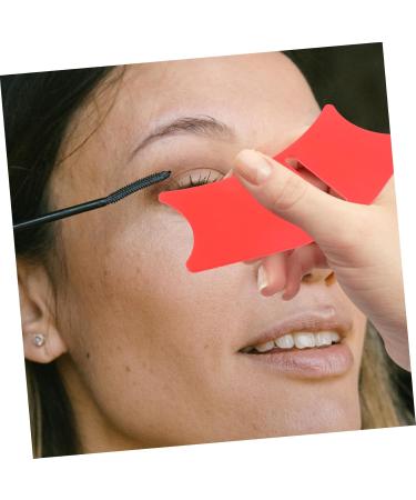 MAGICLULU Eyeliner Make up Mascara Applicator Guard Make up Tools for Eyes Silicone Eye Make up Tools Eyeliner Applicator Tool Eyeliner Guard Makeup Tools Make up Aid Tools 10.3x3.8cm Red - Buy Online on GoSupps.com