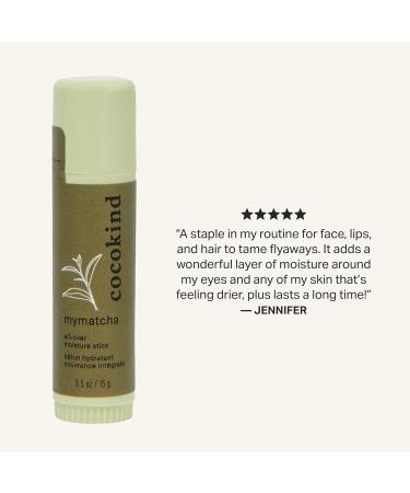 Cocokind Mymatcha All-Over Moisture Stick Lip Balm and Eye Cream for Dry Skin 0.5 Oz NEW Vegan Formula - Buy Online on GoSupps.com